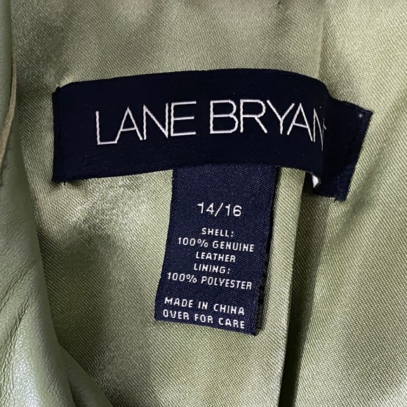 Lane Bryant Green Leather Jacket - Picture 7 of 7